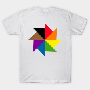 LGBT Flag Pinwheel T-Shirt